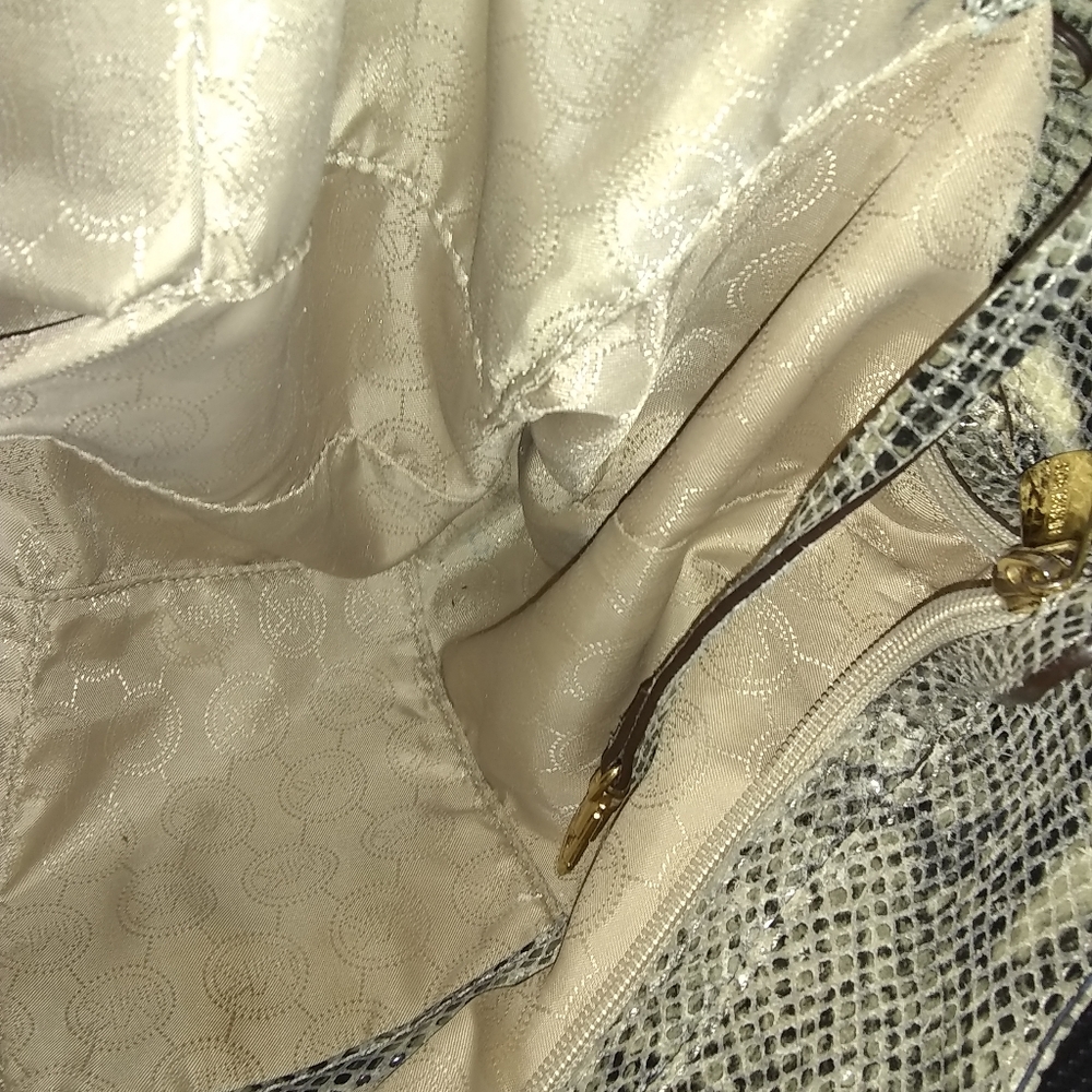 Michael Kors Python Tote, GUC - Picture 7 of 7